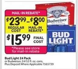 Bud Light 24 Pack