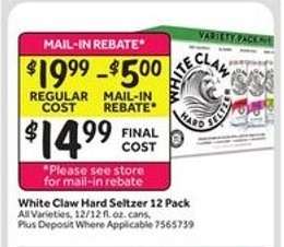 White Claw Hard Seltzer 12 Pack