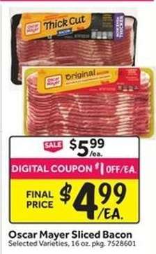 Oscar Mayer Sliced Bacon