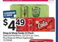 Stop & Shop Soda 12 Pack