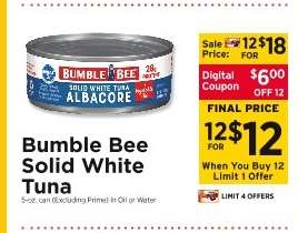 Bumble Bee Solid White Tuna
