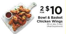 Bowl & Basket Chicken Wings