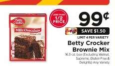 Betty Crocker Brownie Mix