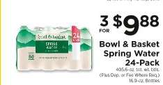 Bowl & Basket Spring Water 24-Pack