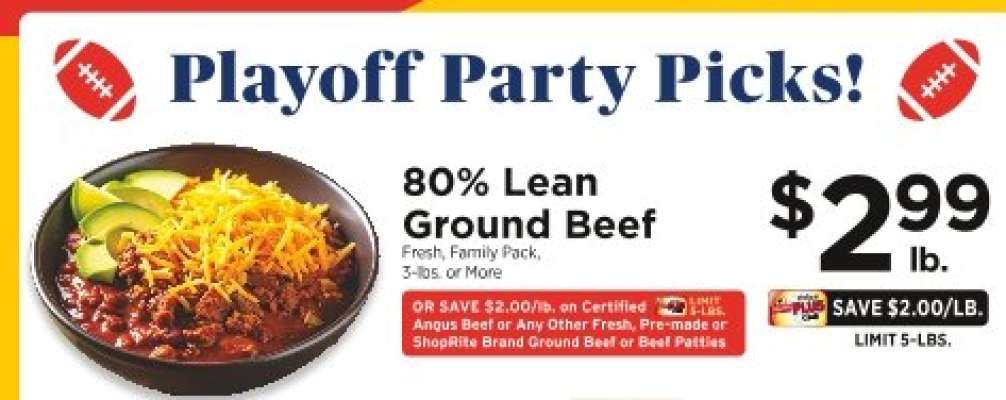 80% Lean Ground Beef