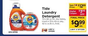 Tide Laundry Detergent