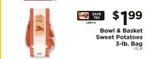 Bowl & Basket Sweet Potatoes