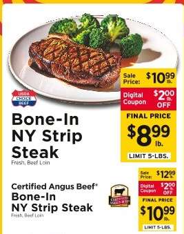 Bone-in NY Strip Steak