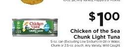 Chicken Of The Sea Chunk Light Tuna