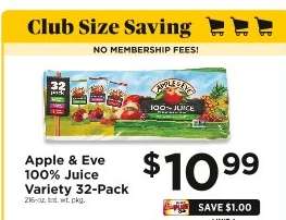 Apple & Eve 100% Juice Variety 32-Pack