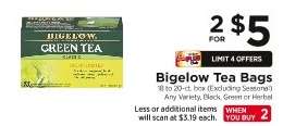 Bigelow Tea Bags