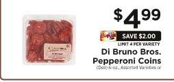 Di Bruno Bros. Pepperoni Coins