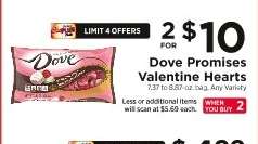Dove Promises Valentine Hearts
