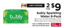 bubly Sparkling Water 8-Pack