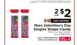 Mars Valentine's Day Singles Shape Candy