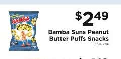Bamba Suns Peanut Butter Puffs Snacks