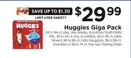 Huggies Giga Pack