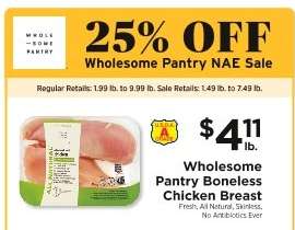 Wholesome Pantry Boneless Chicken Breast