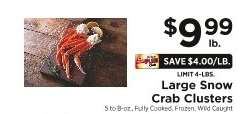 Large Snow Crab Clusters