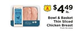 Bowl & Basket Thin Sliced Chicken Breast