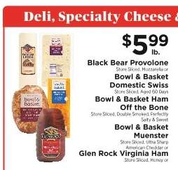 Deli, Specialty Cheese & Ham