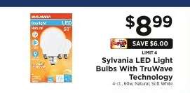 Sylvania LED Light Bulbs With TruWave Technology