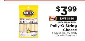 Polly-O String Cheese