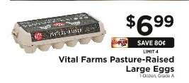 Vital Farms Pasture-Raised Large Eggs