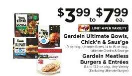 Gardein Ultimate Bowls, Chick'n & Saus'ge