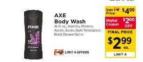 Axe Body Wash