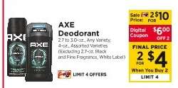 AXE Deodorant