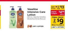 Vaseline Intensive Care Lotion