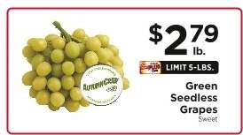 Green Seedless Grapes