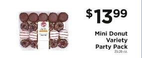Mini Donut Variety Party Pack