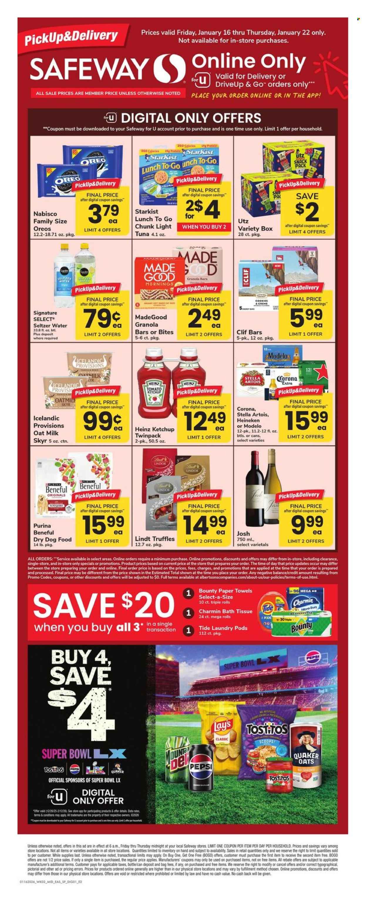 Safeway ad - 01/16/2026 - 01/22/2026. Page 1