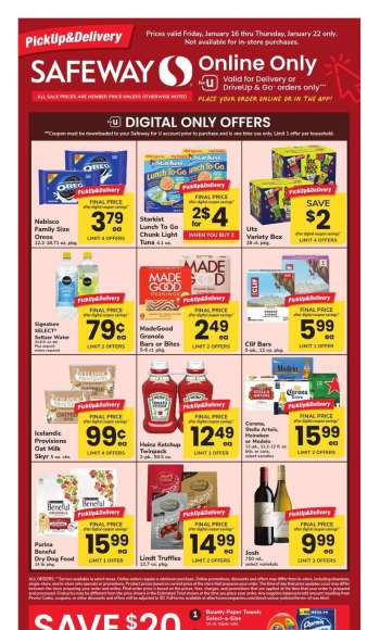 Safeway Flyer - 01/16/2026 - 01/22/2026.
