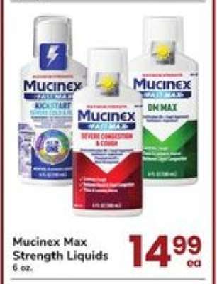 Mucinex Max Strength Liquids