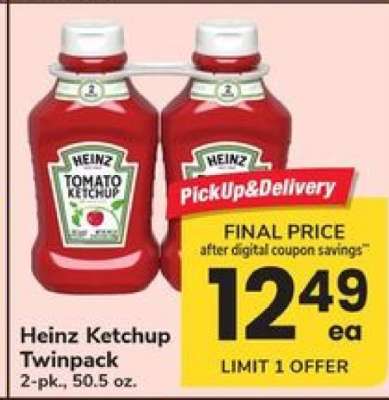 Heinz Ketchup Twinpack
