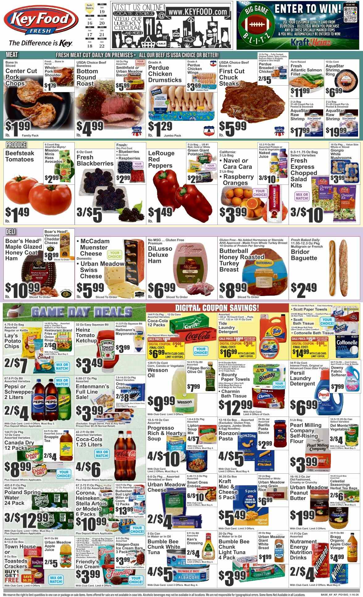 Key Food ad - 01/16/2026 - 01/22/2026. Page 1