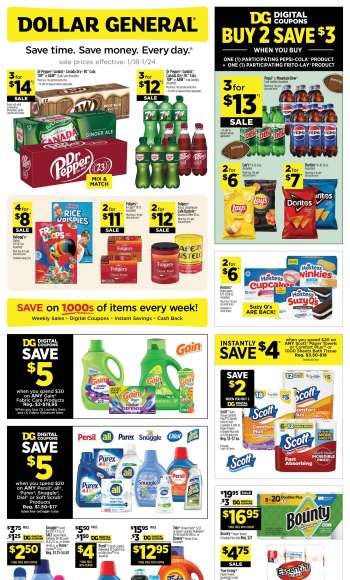 Dollar General Flyer - 01/18/2026 - 01/24/2026.
