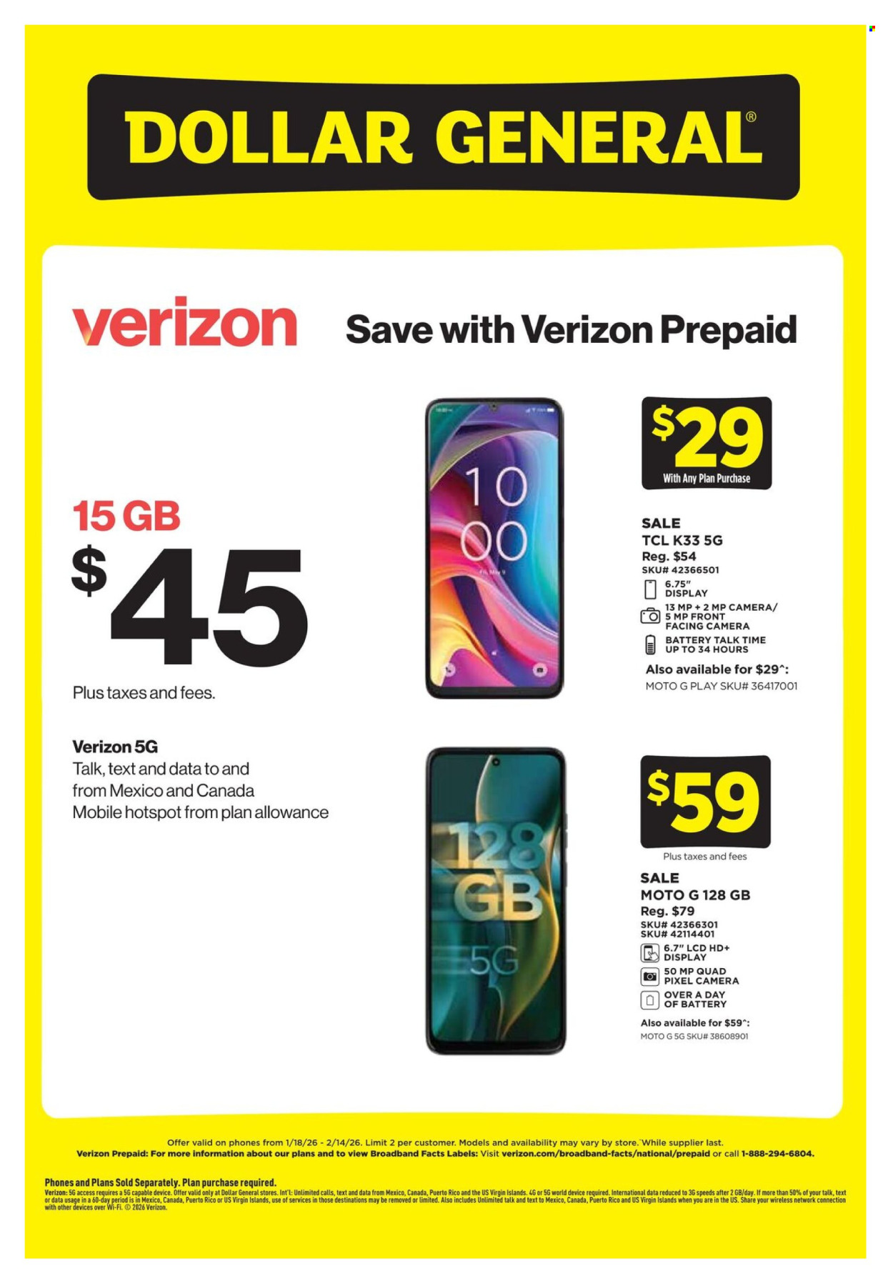 Dollar General ad - 01/18/2026 - 02/14/2026. Page 2