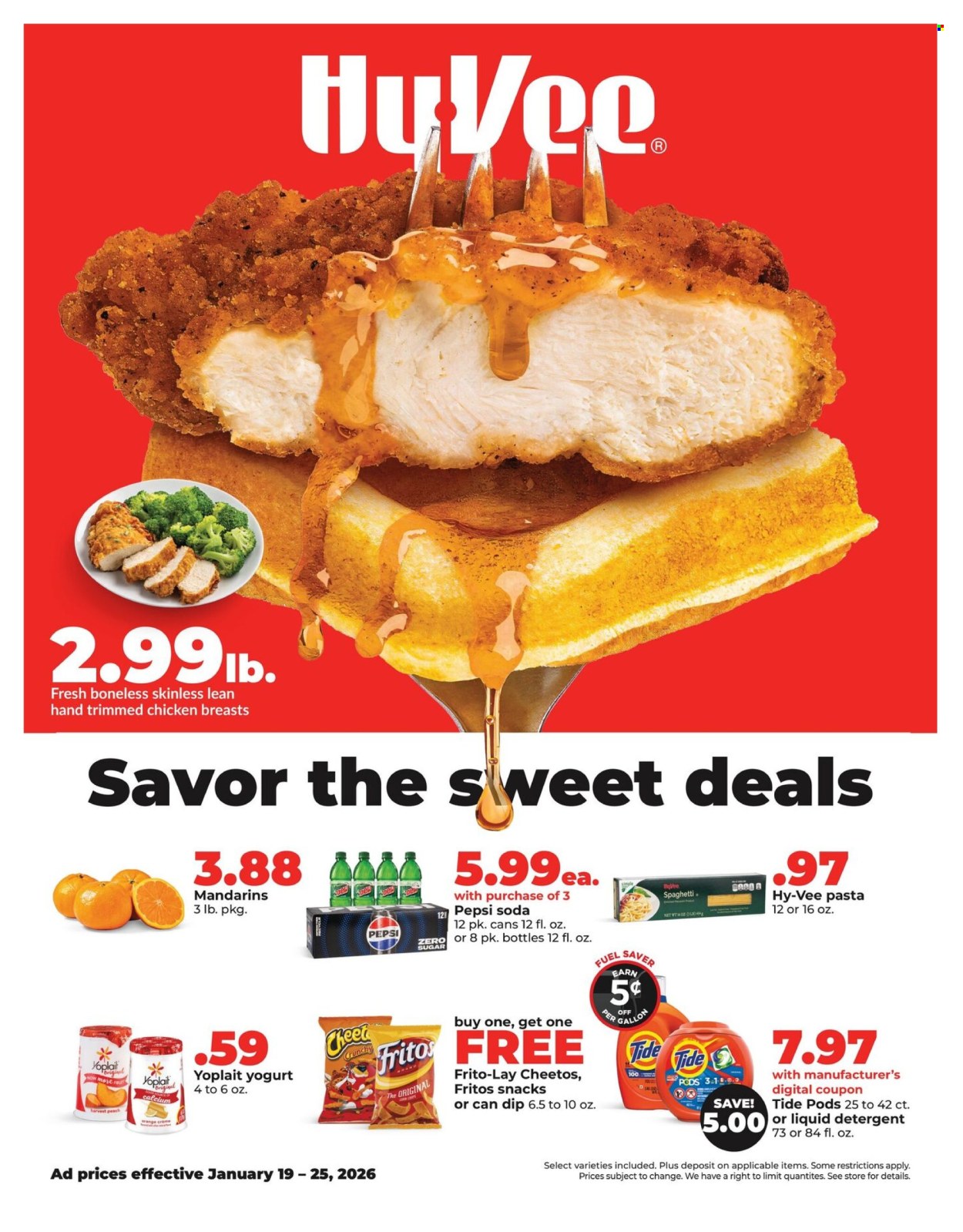 Hy-Vee ad - 01/19/2026 - 01/25/2026. Page 1
