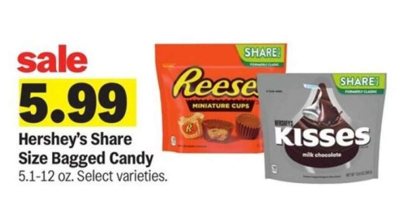Hershey's Share Size Bagged Candy