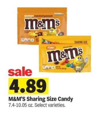 M&M's Sharing Size Candy