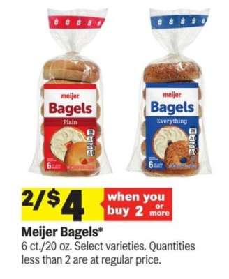 Meijer Bagels