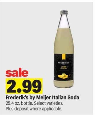 Frederik's by Meijer Italian Soda