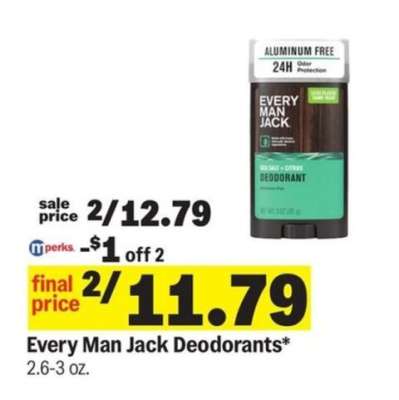 Every Man Jack Deodorants