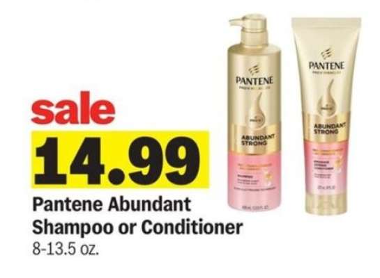 Pantene Abundant Shampoo or Conditioner