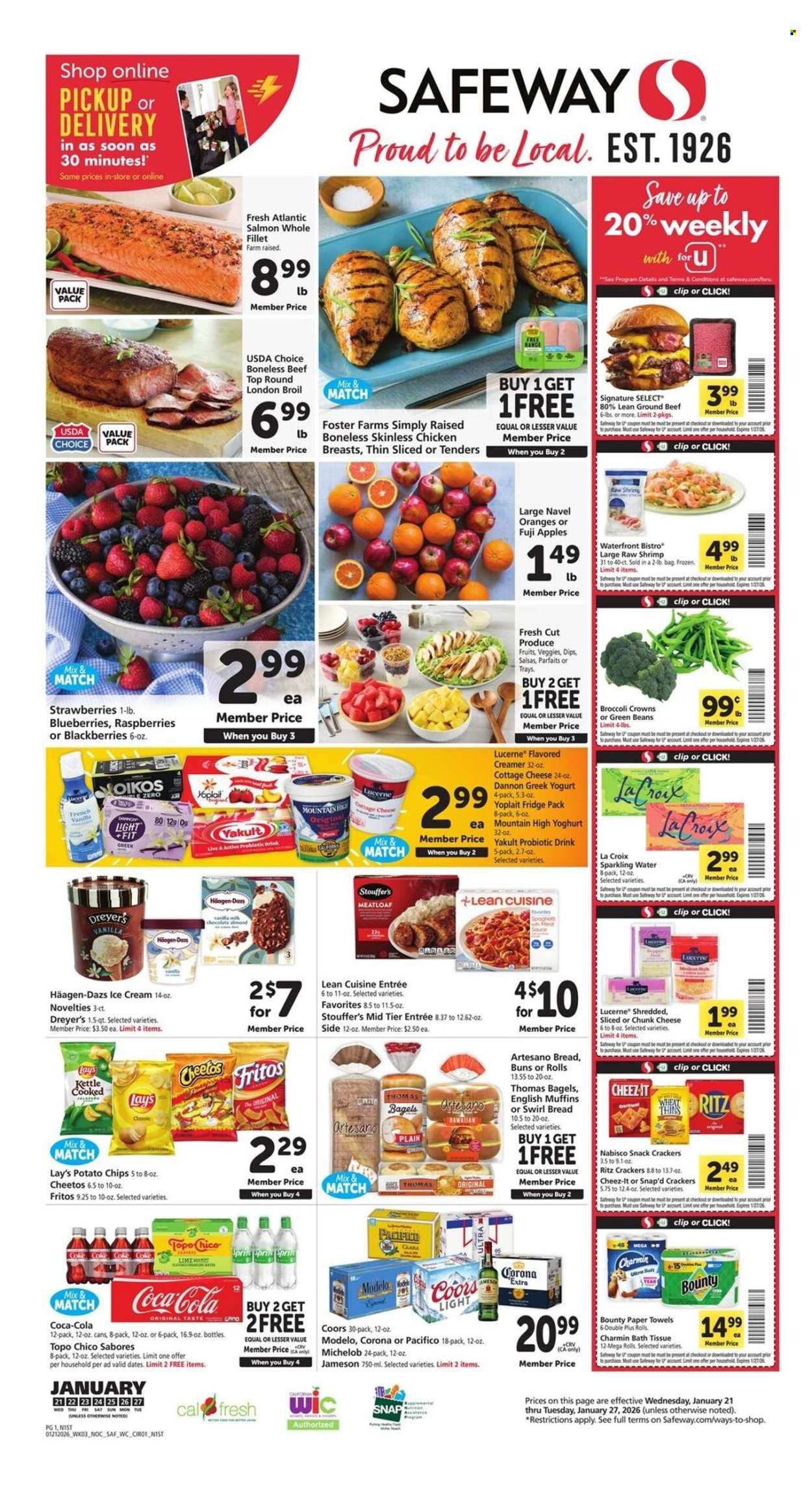 Safeway ad - 01/21/2026 - 01/27/2026. Page 1