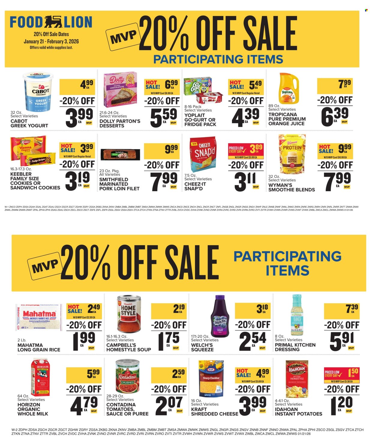Food Lion ad - 01/21/2026 - 01/27/2026. Page 9